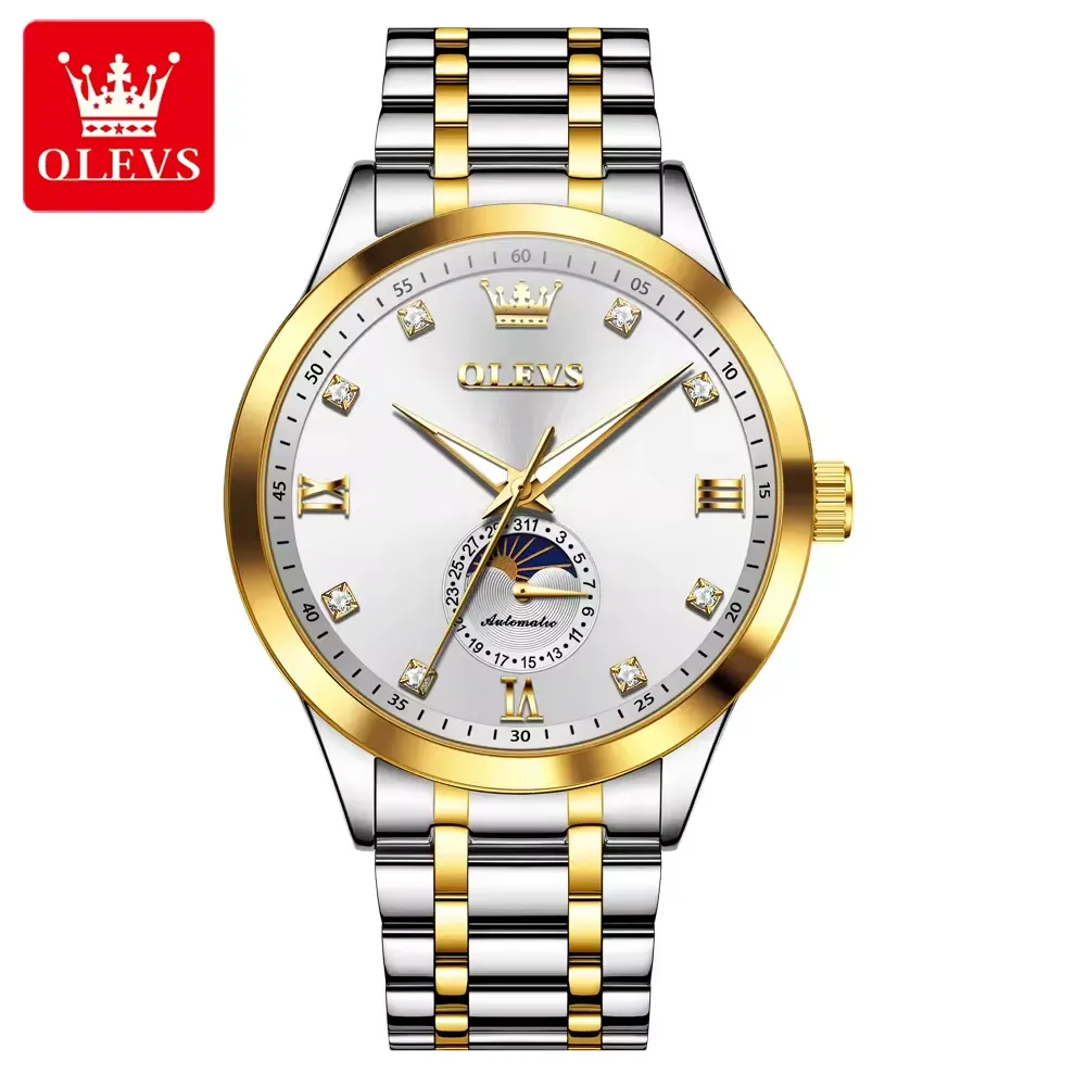 Olevs Men's Watch 7041 - Image 12