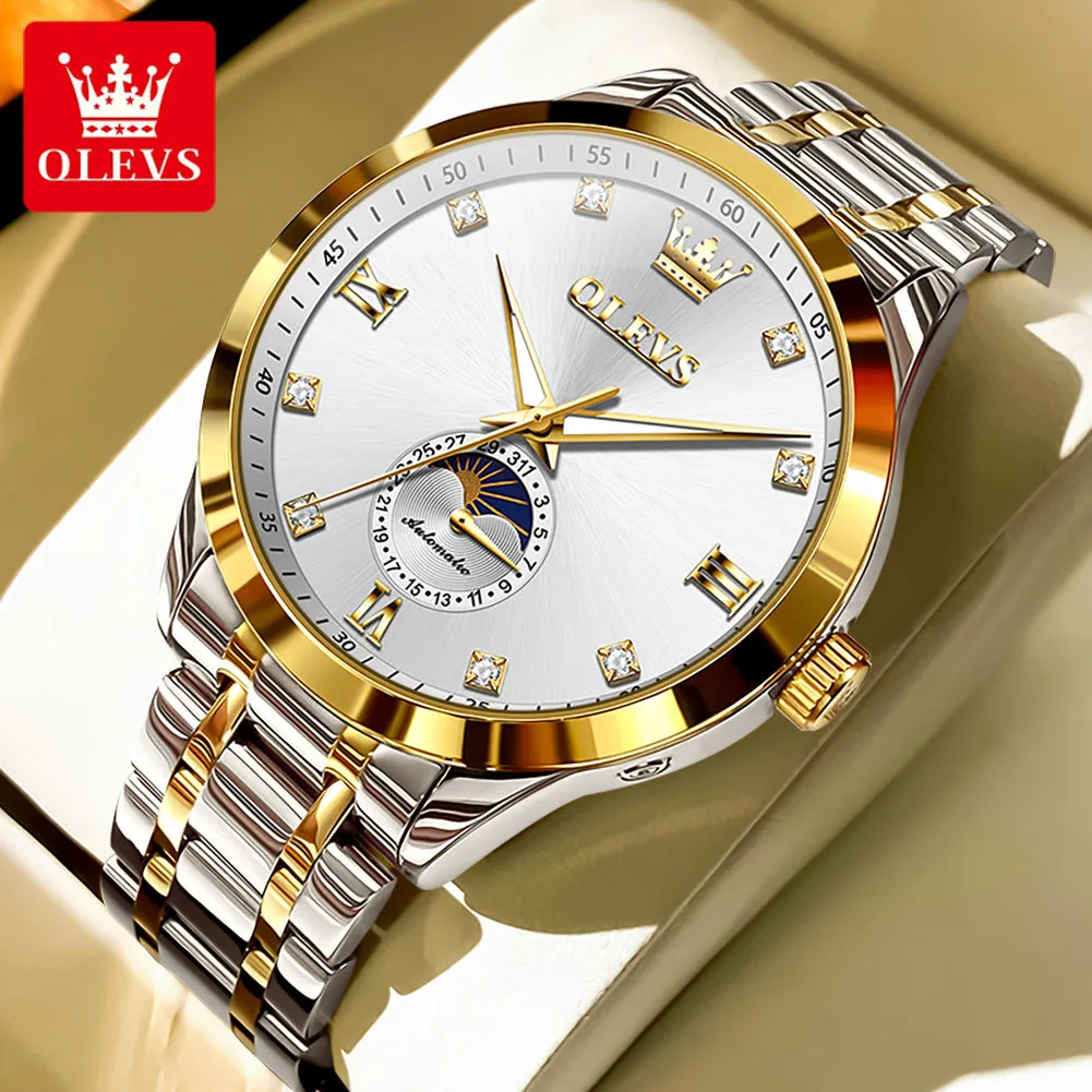 Olevs Men's Watch 7041 - Image 3