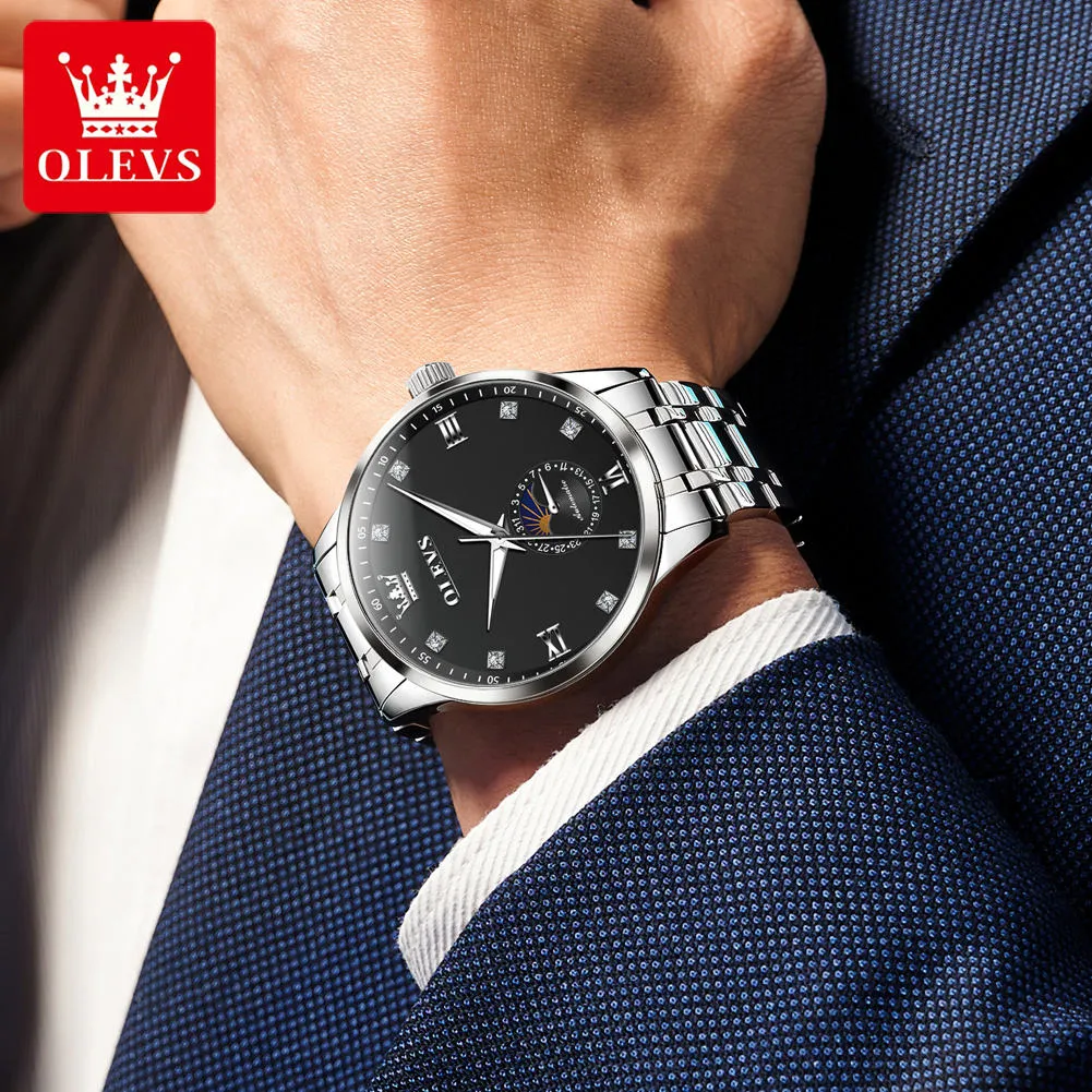 Olevs Men's Watch 7041 - Image 4