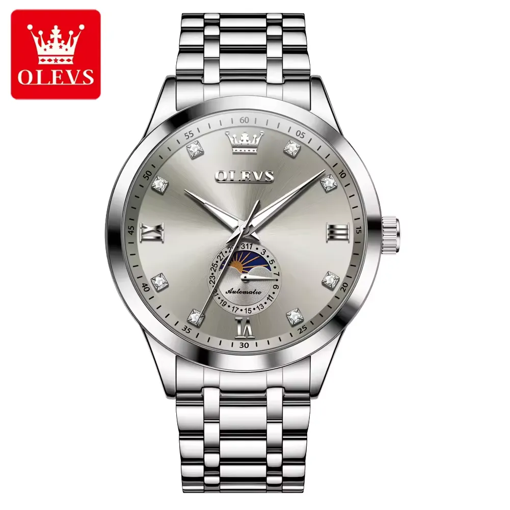 Olevs Men's Watch 7041 - Image 9
