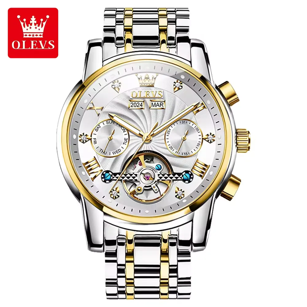 Olevs Men's Watch 7088 - Image 10