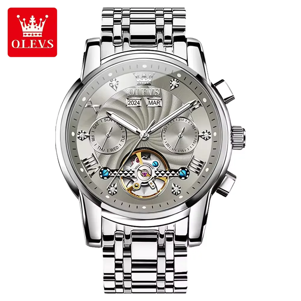 Olevs Men's Watch 7088 - Image 12