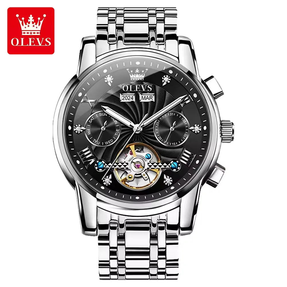 Olevs Men's Watch 7088 - Image 14