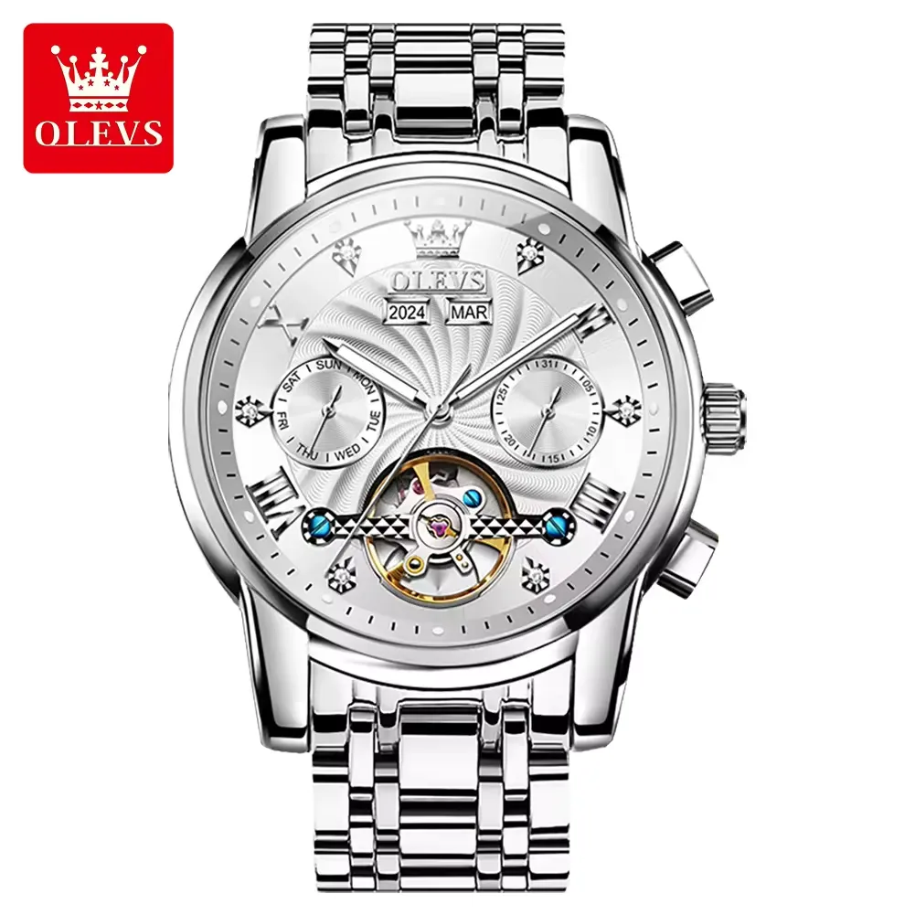 Olevs Men's Watch 7088 - Image 15