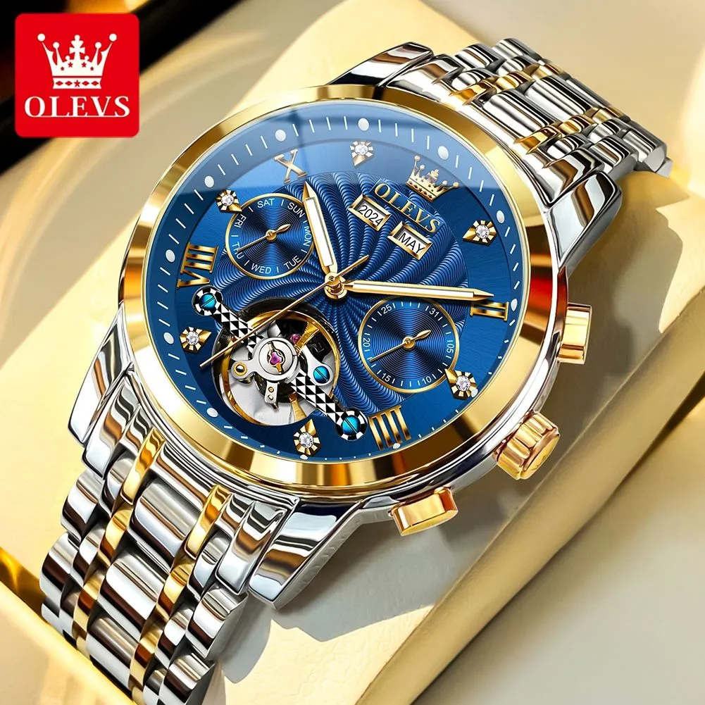 Olevs Men's Watch 7088 - Image 2