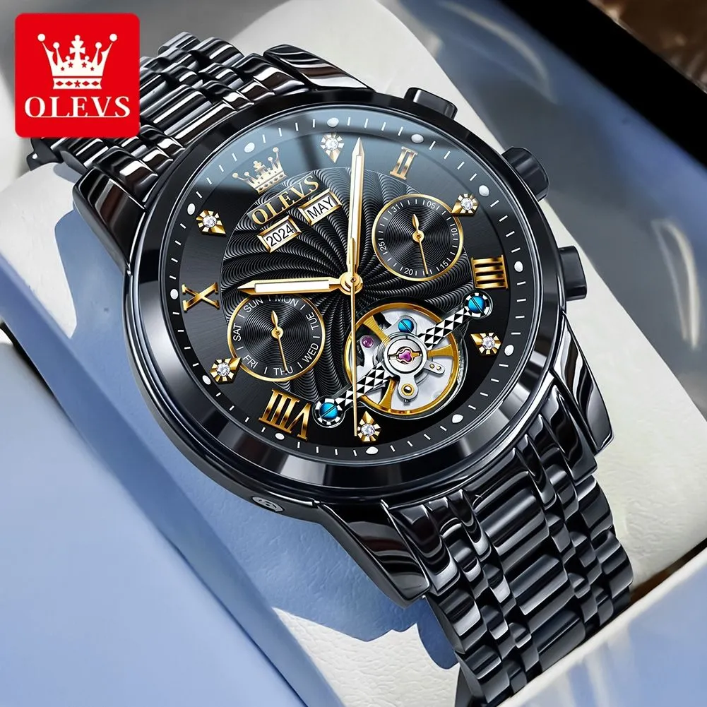 Olevs Men's Watch 7088 - Image 3