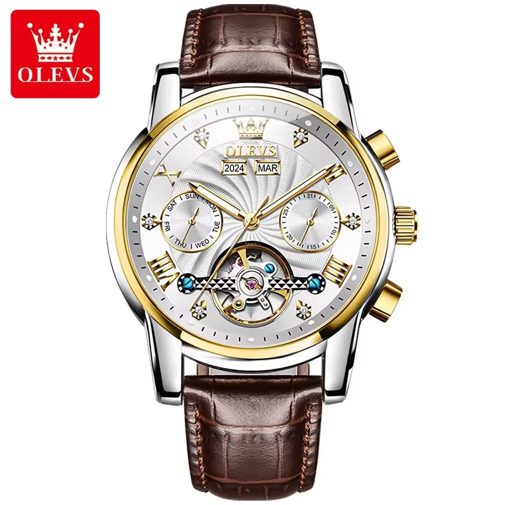 Olevs Men's Watch 7088L - Image 13