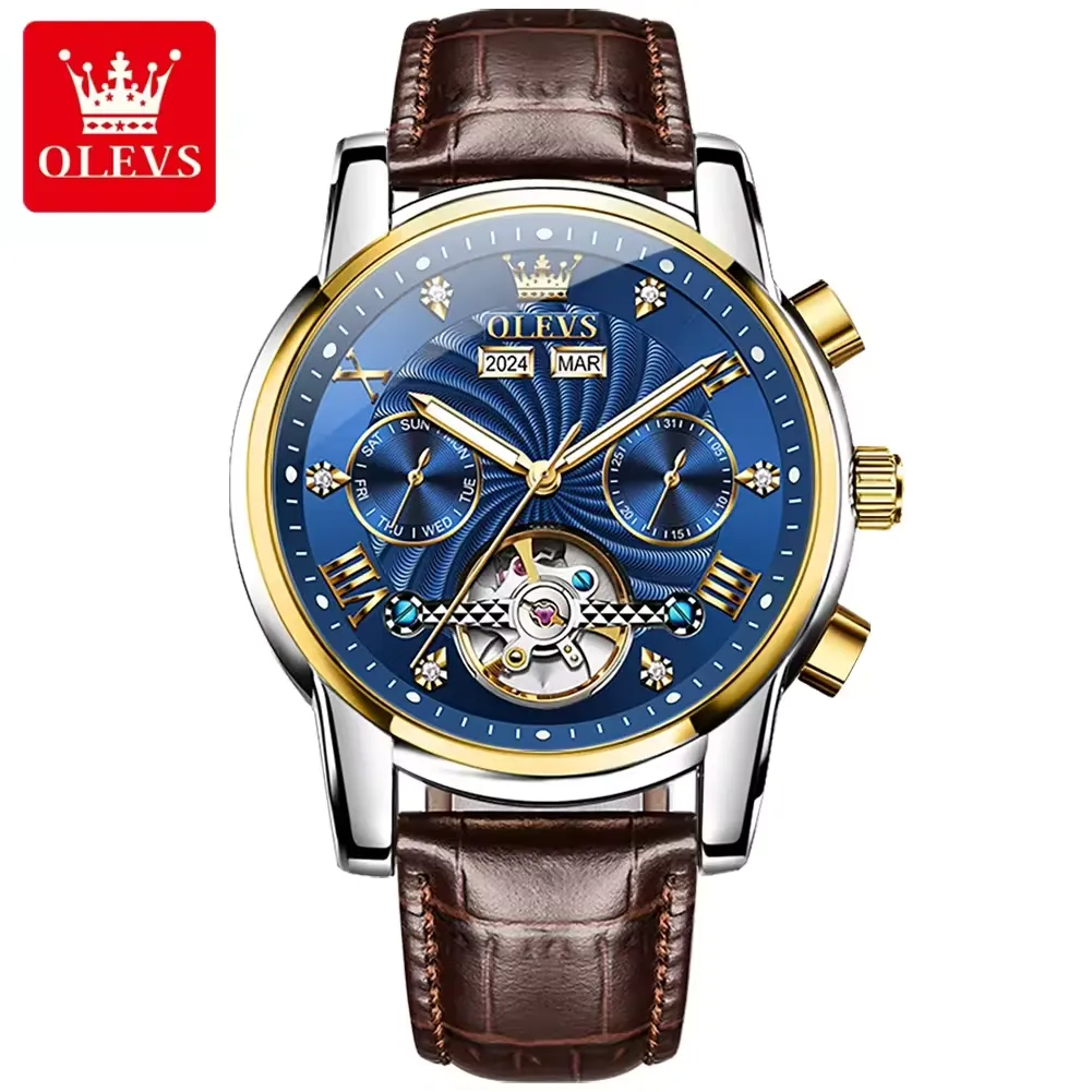 Olevs Men's Watch 7088L - Image 14