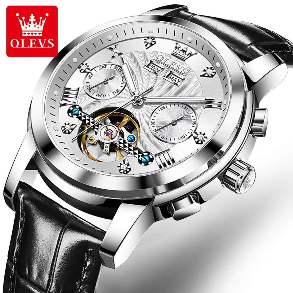 Olevs Men's Watch 7088L - Image 2