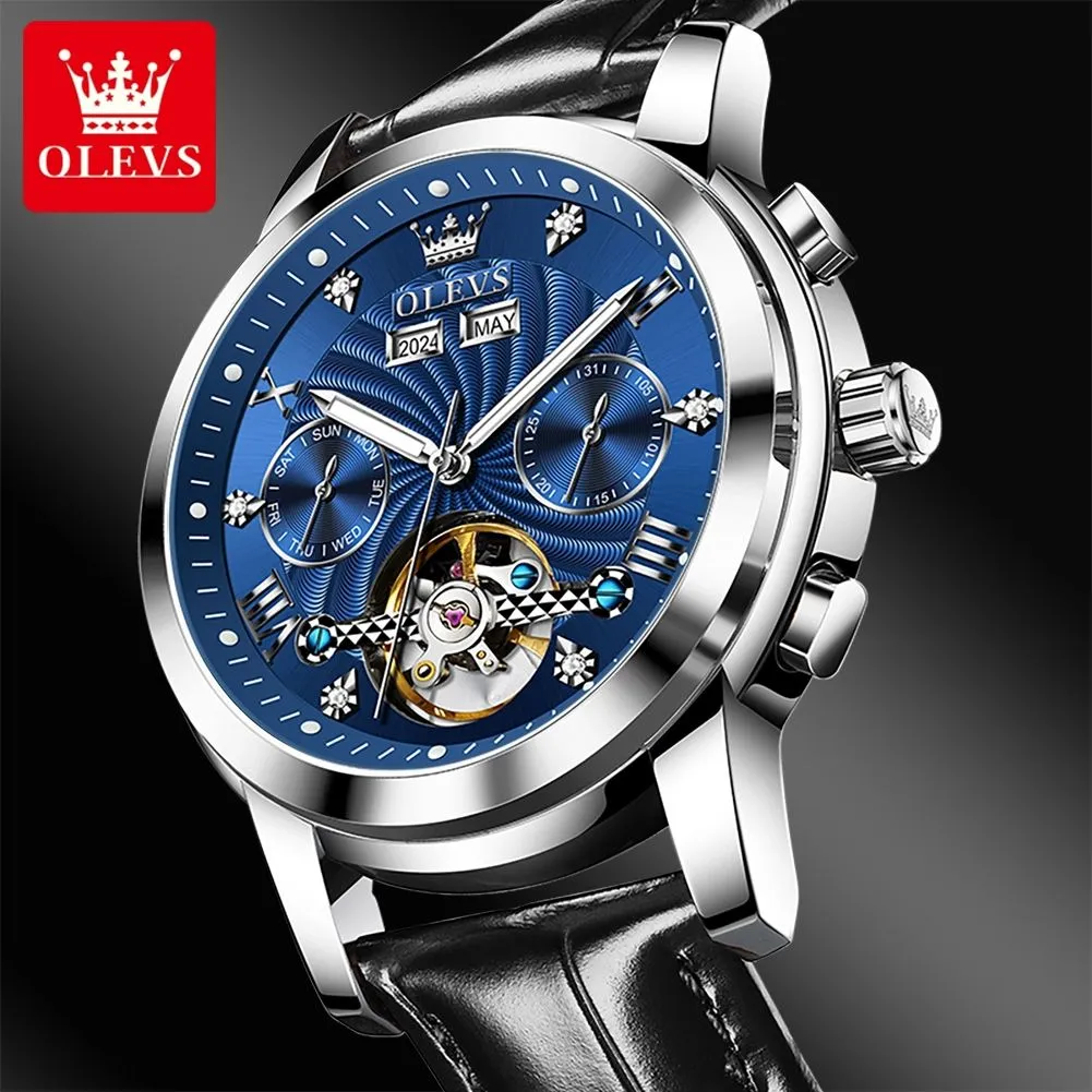 Olevs Men's Watch 7088L - Image 3