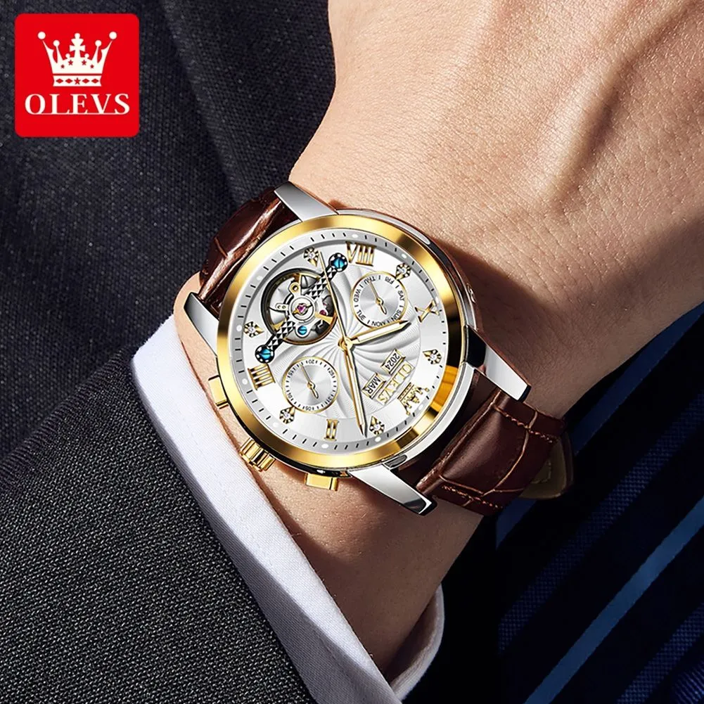 Olevs Men's Watch 7088L - Image 5