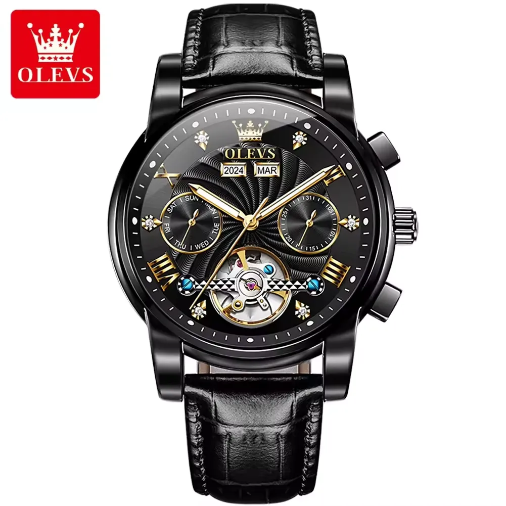 Olevs Men's Watch 7088L - Image 8