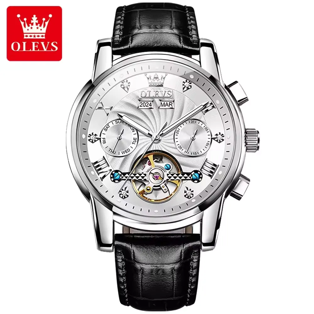 Olevs Men's Watch 7088L - Image 9