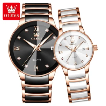 Olevs Couple Watch 7114