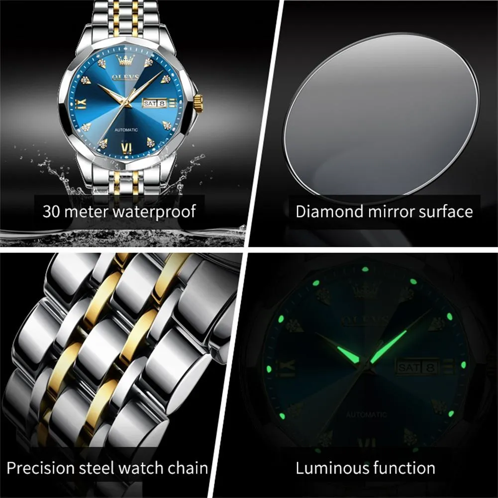 Olevs Men's Watch 9982 - Image 6