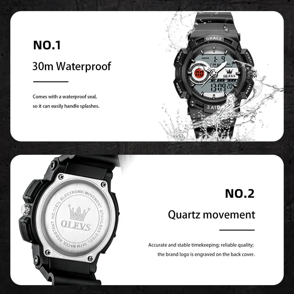 Olevs Unisex Watch 1121 - Image 6