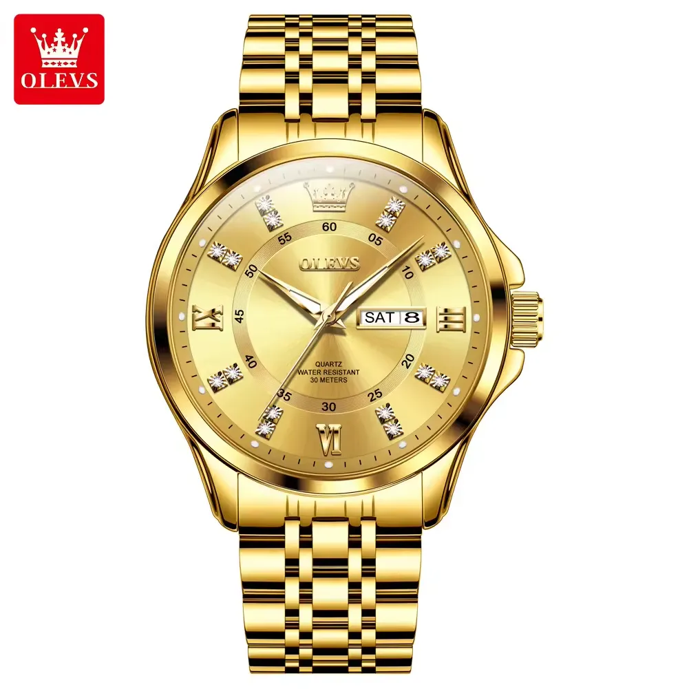 Olevs Men's Watch 3620 - Image 11