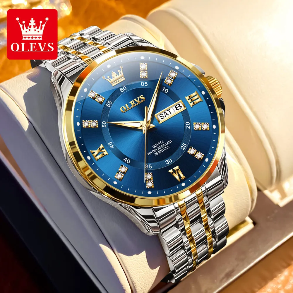 Olevs Men's Watch 3620 - Image 2