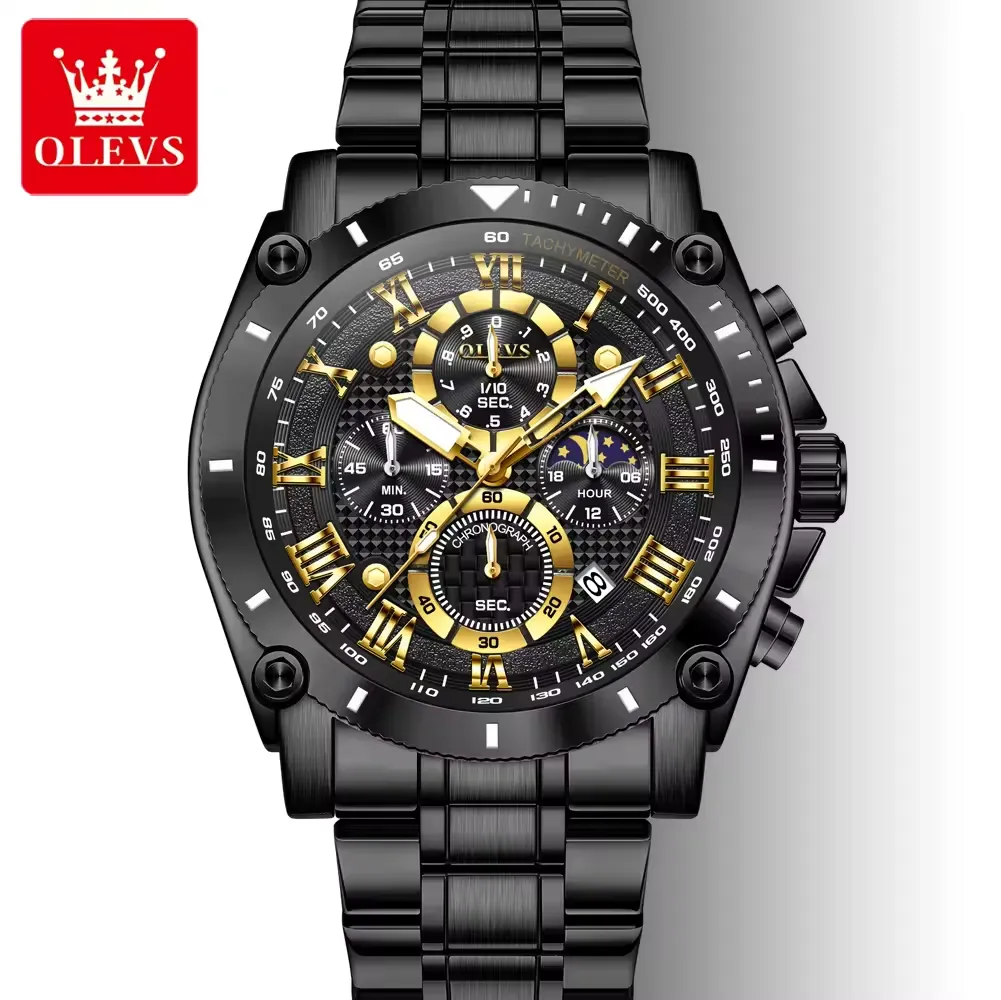Olevs Men's Watch 3689 - Image 10
