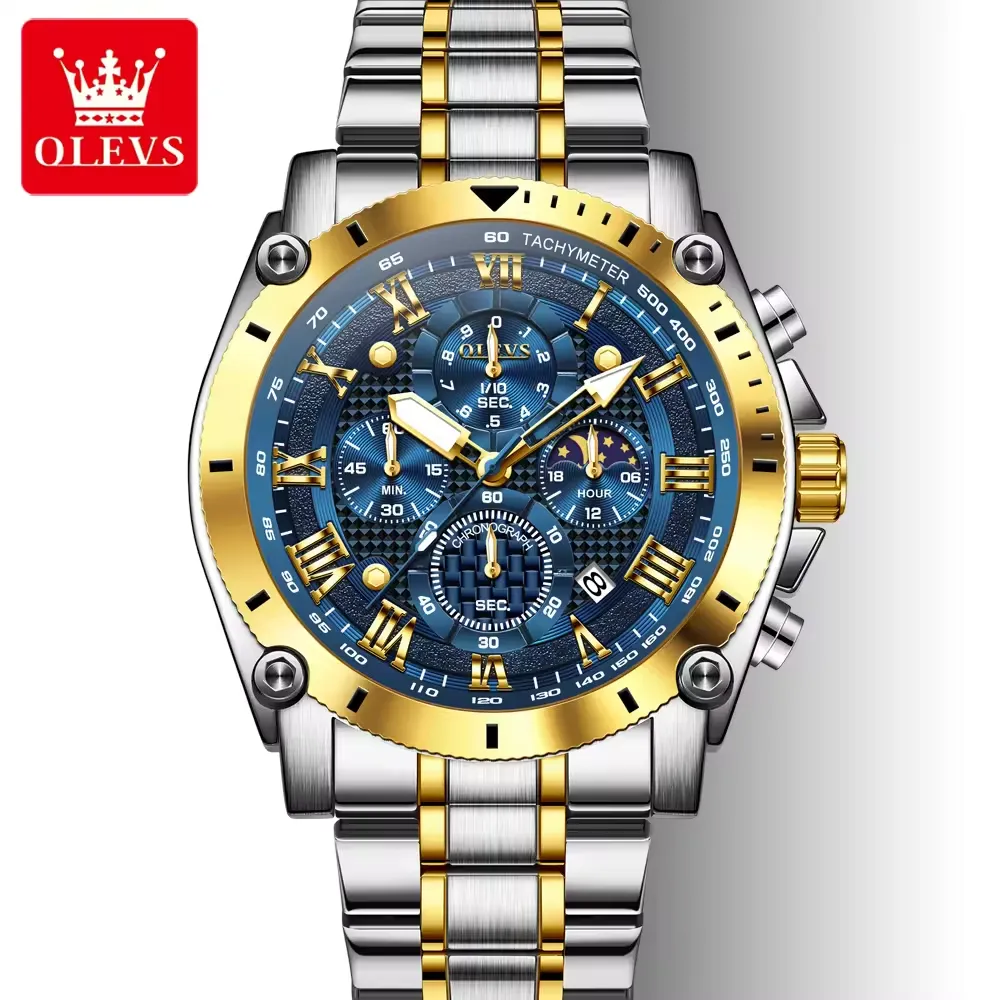 Olevs Men's Watch 3689 - Image 11