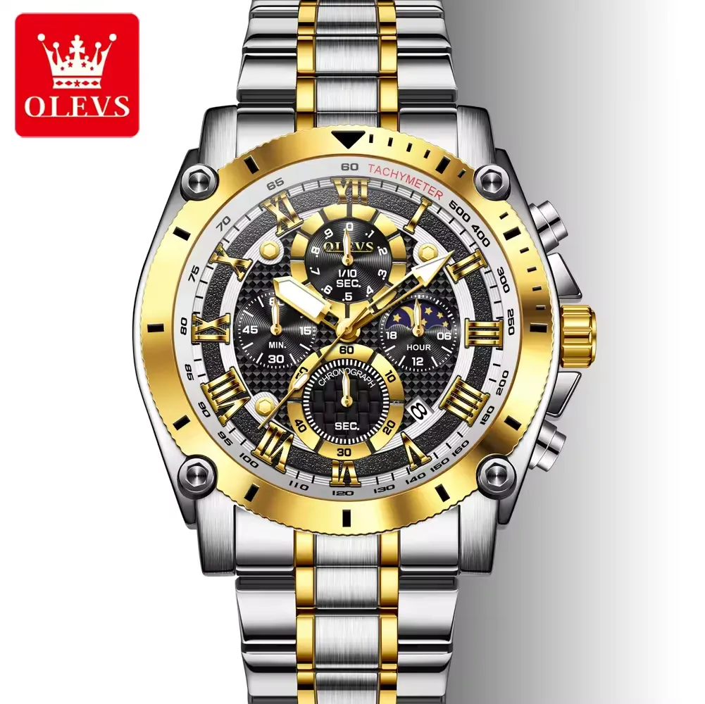 Olevs Men's Watch 3689 - Image 12