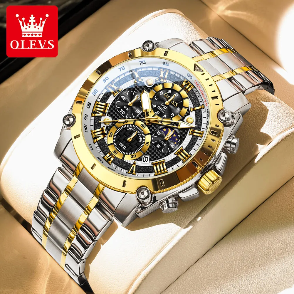 Olevs Men's Watch 3689 - Image 2
