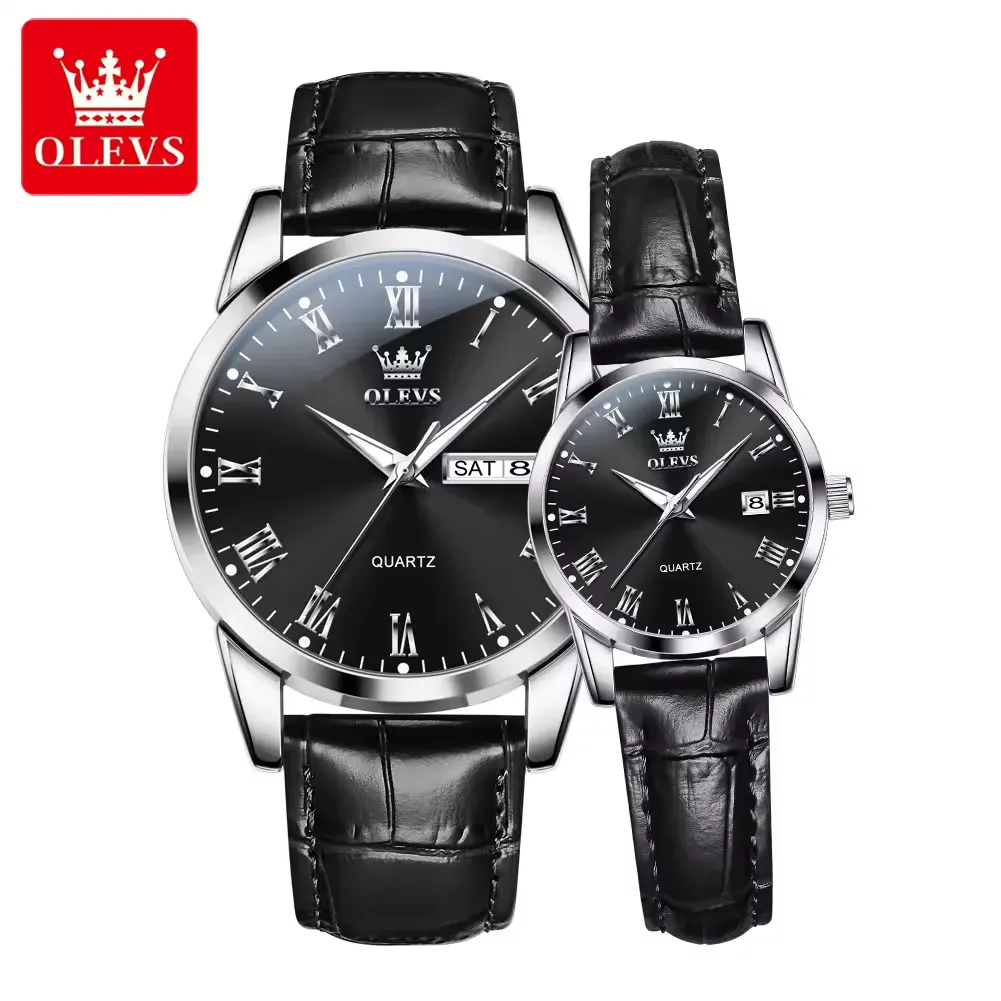 Olevs Couple Watch 5892 - Image 8