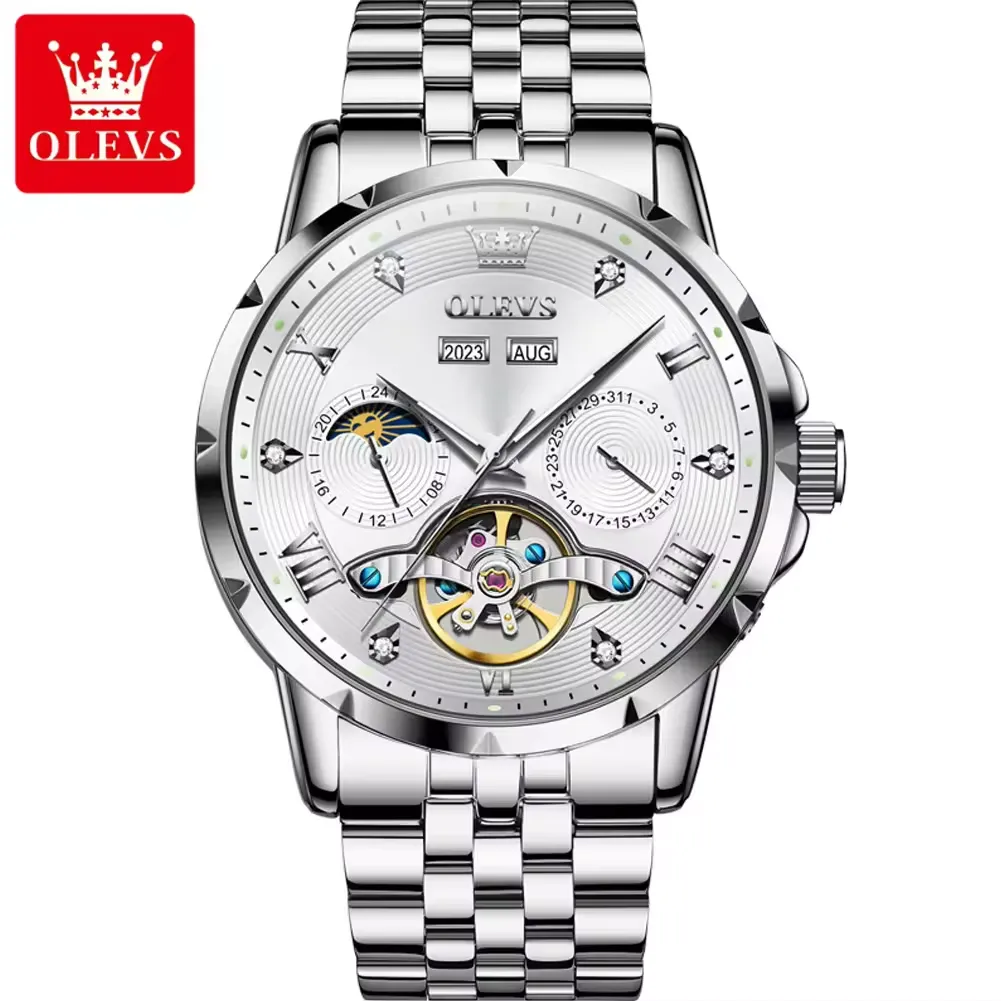 Olevs Men's Watch 6691 - Image 10