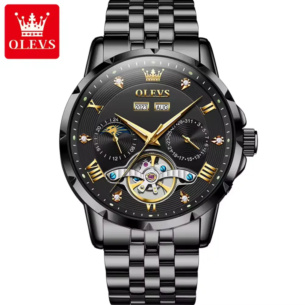 Olevs Men's Watch 6691 - Image 11