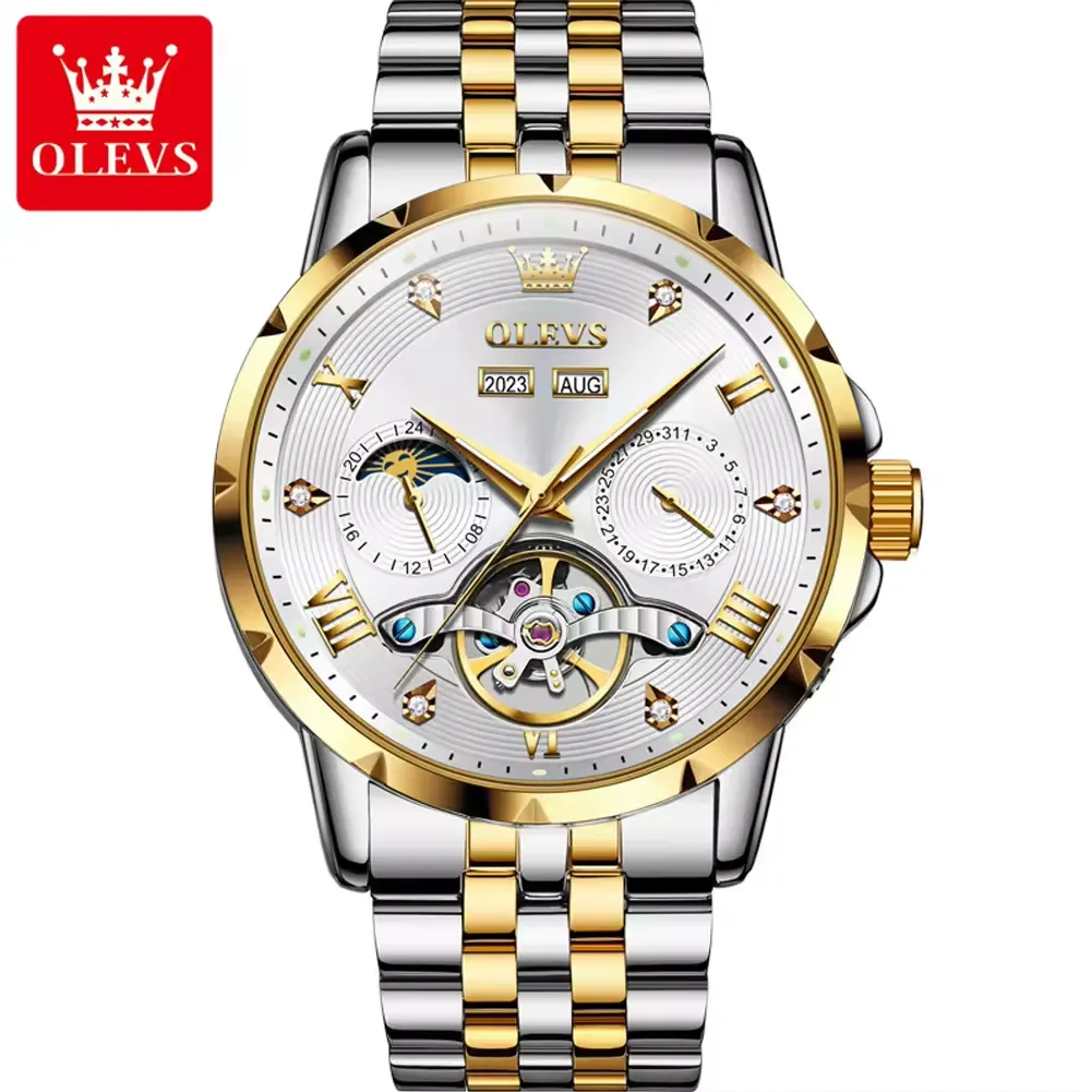Olevs Men's Watch 6691 - Image 13