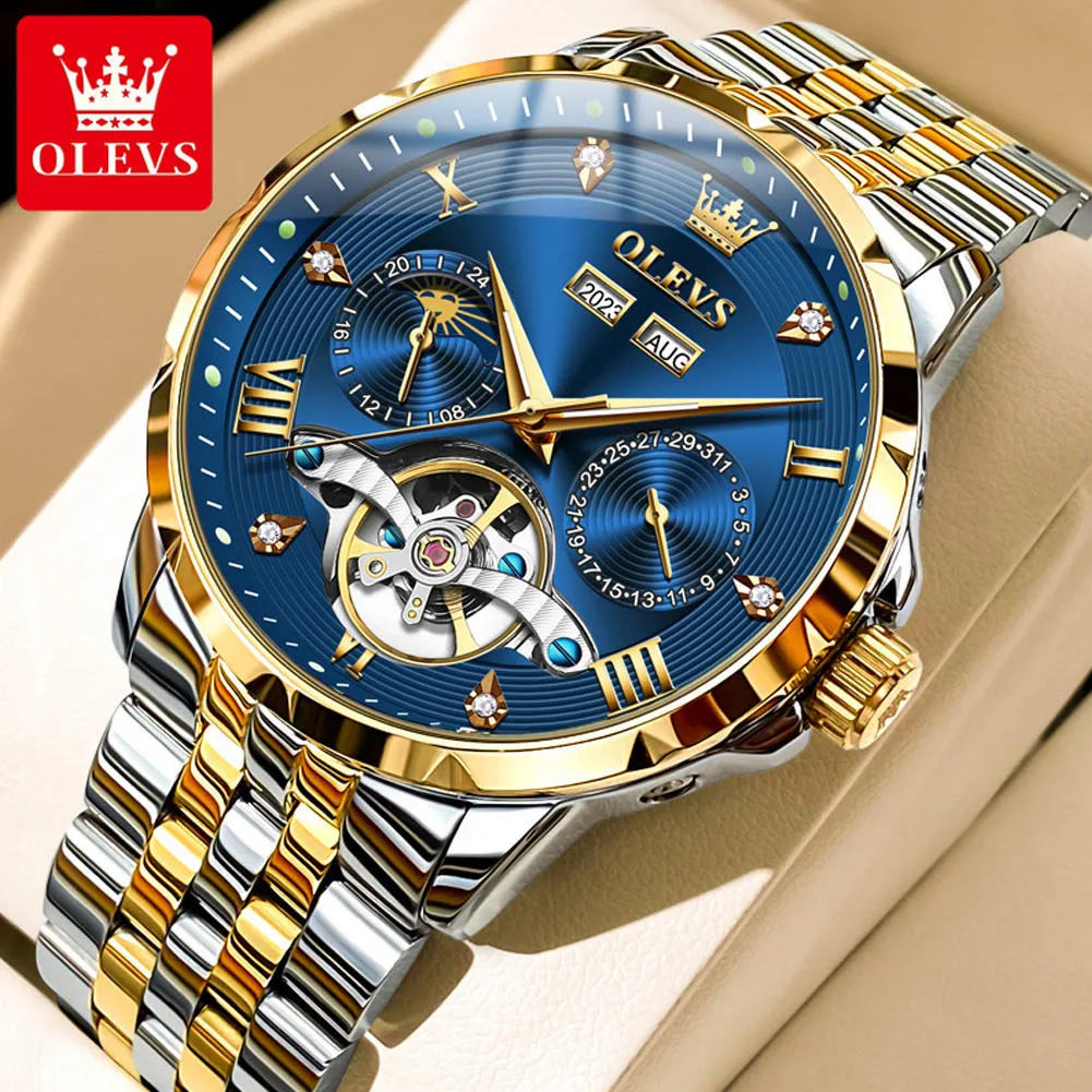 Olevs Men's Watch 6691 - Image 2