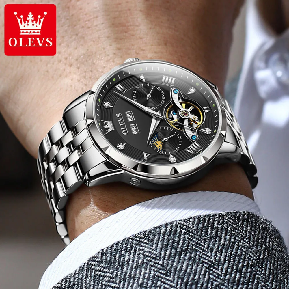 Olevs Men's Watch 6691 - Image 5