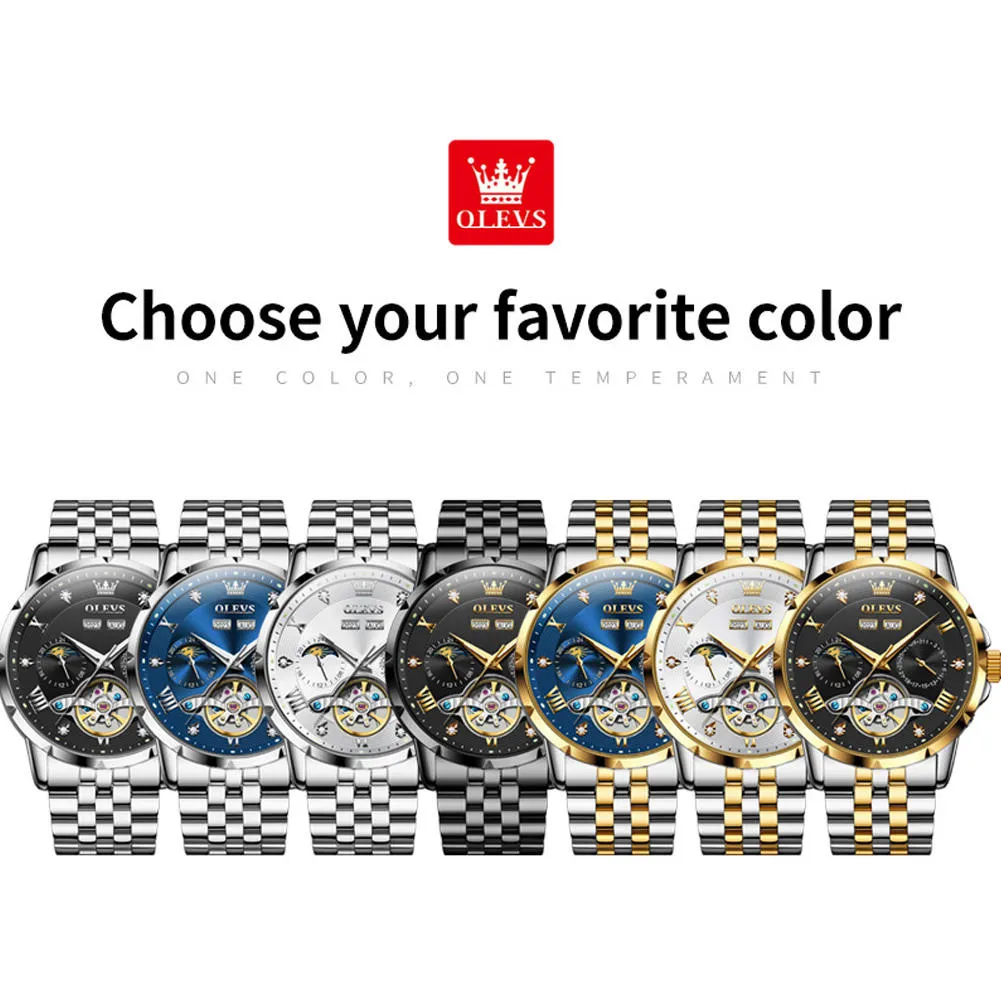 Olevs Men's Watch 6691 - Image 6