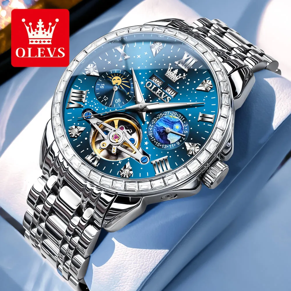Olevs Men's Watch 6712 - Image 2