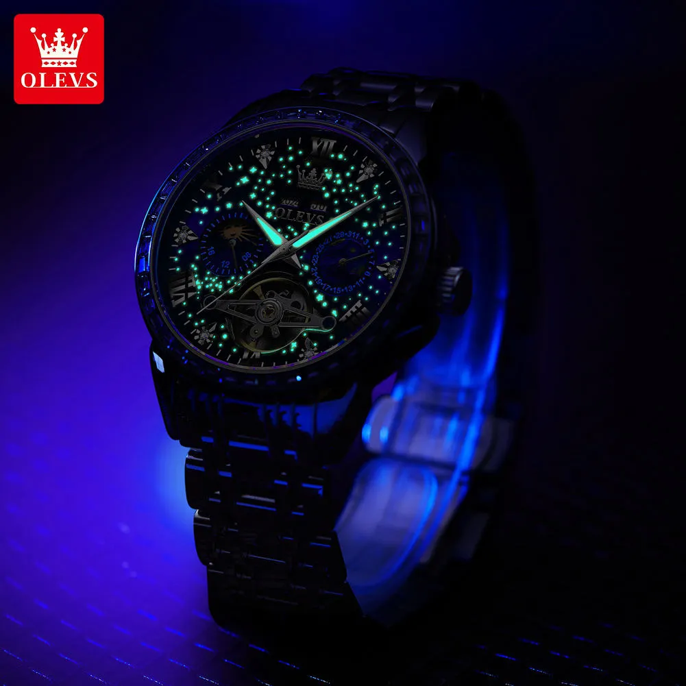 Olevs Men's Watch 6712 - Image 3