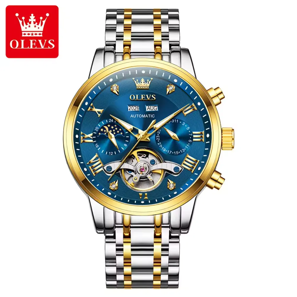 Olevs Men's Watch 6763 - Image 12