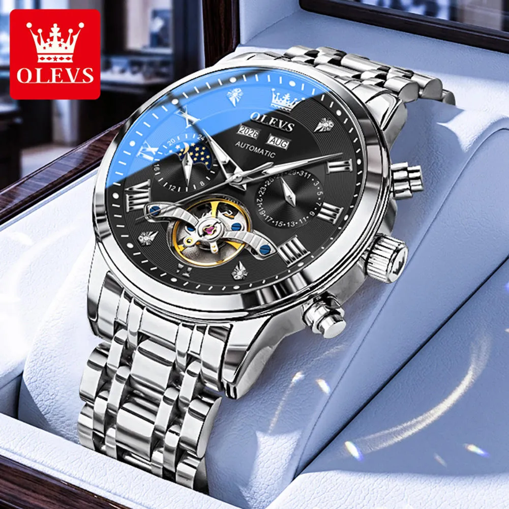 Olevs Men's Watch 6763 - Image 2