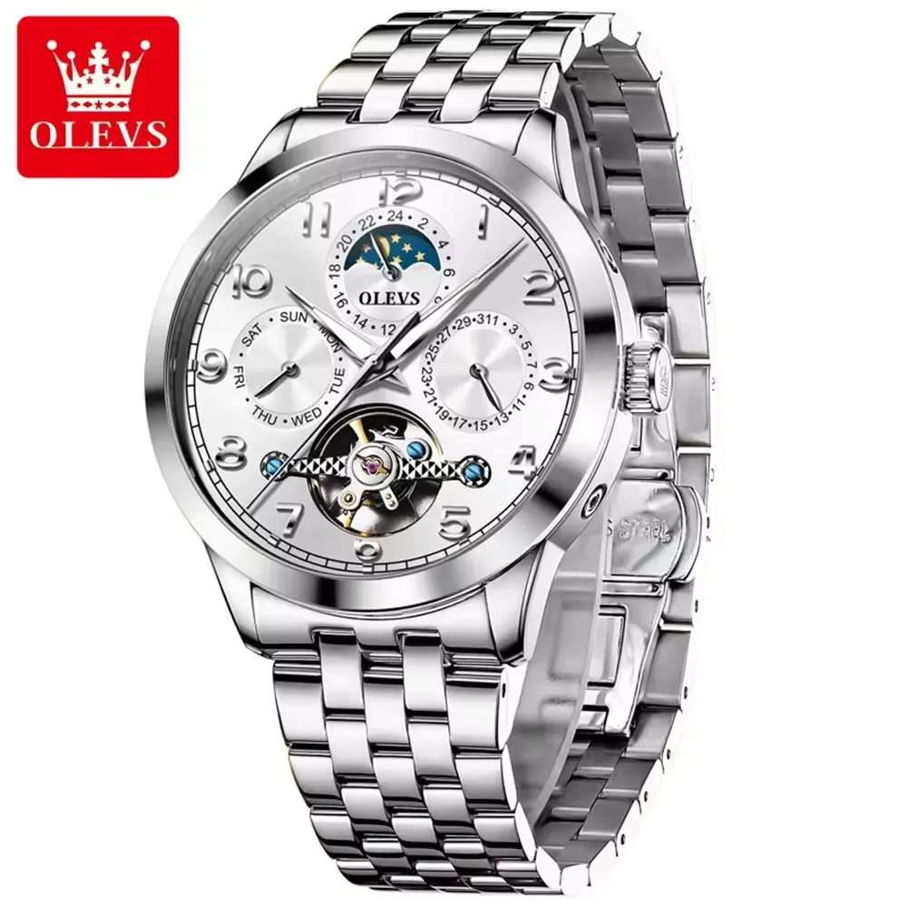 Olevs Men's Watch 7018 - Image 10