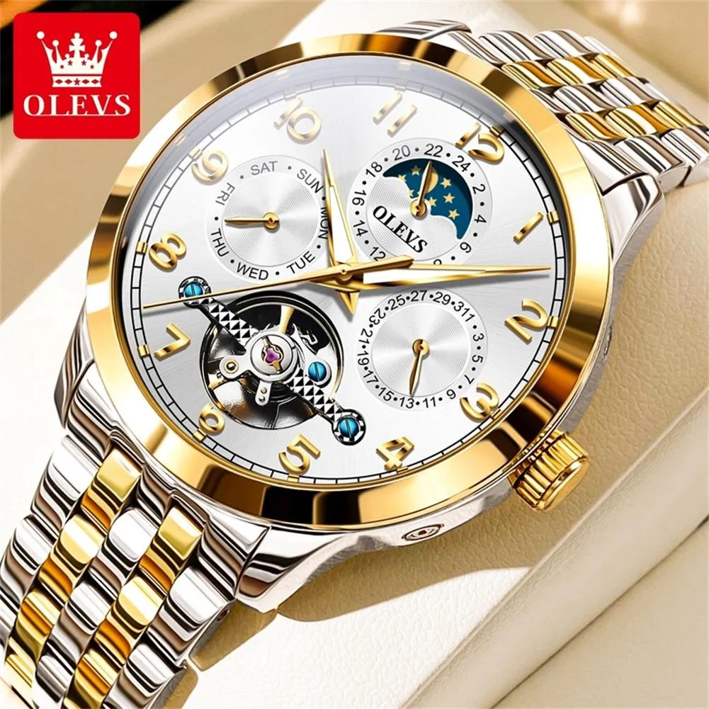 Olevs Men's Watch 7018 - Image 2