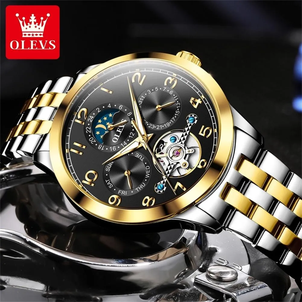 Olevs Men's Watch 7018 - Image 3