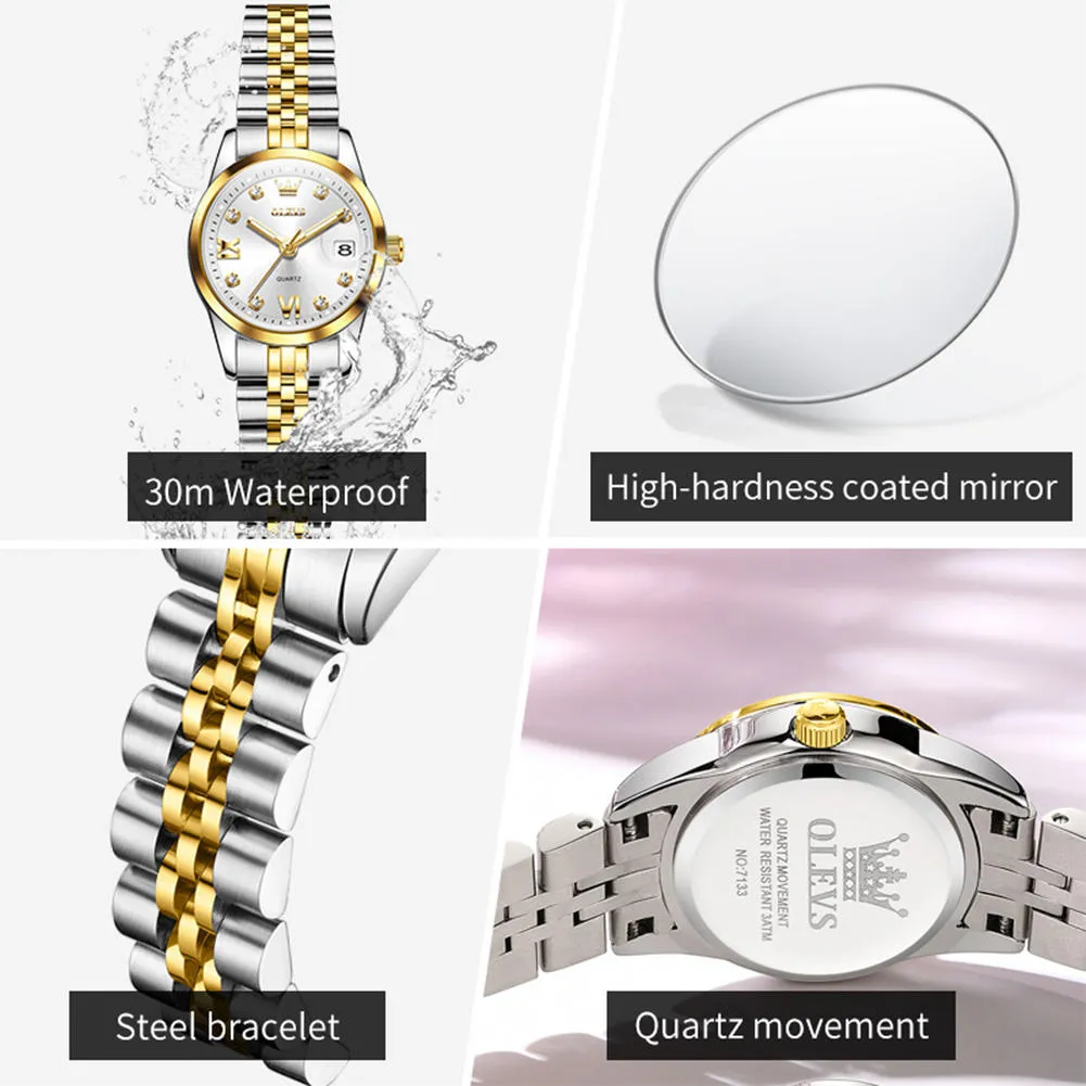 Olevs Women's Watch 7133 - Image 7