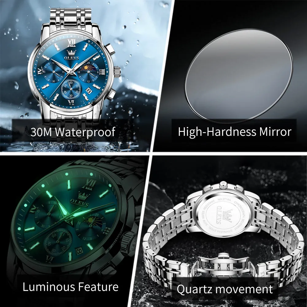 OLEVS Men's Watch 2718 - Image 7