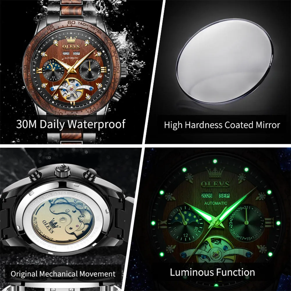 OLEVS Men's Watch 3751 - Image 6
