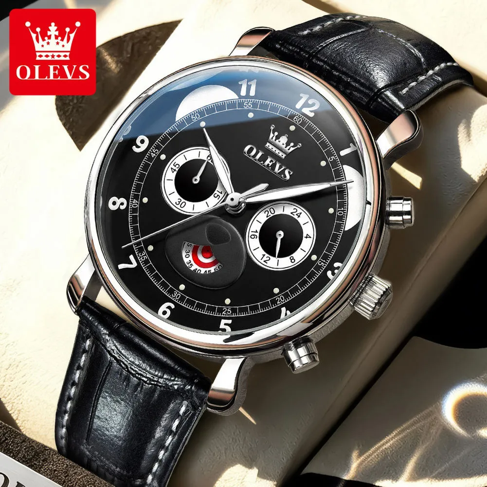 OLEVS Men's Watch 3753 - Image 3