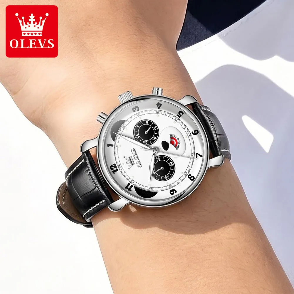 OLEVS Men's Watch 3753 - Image 4