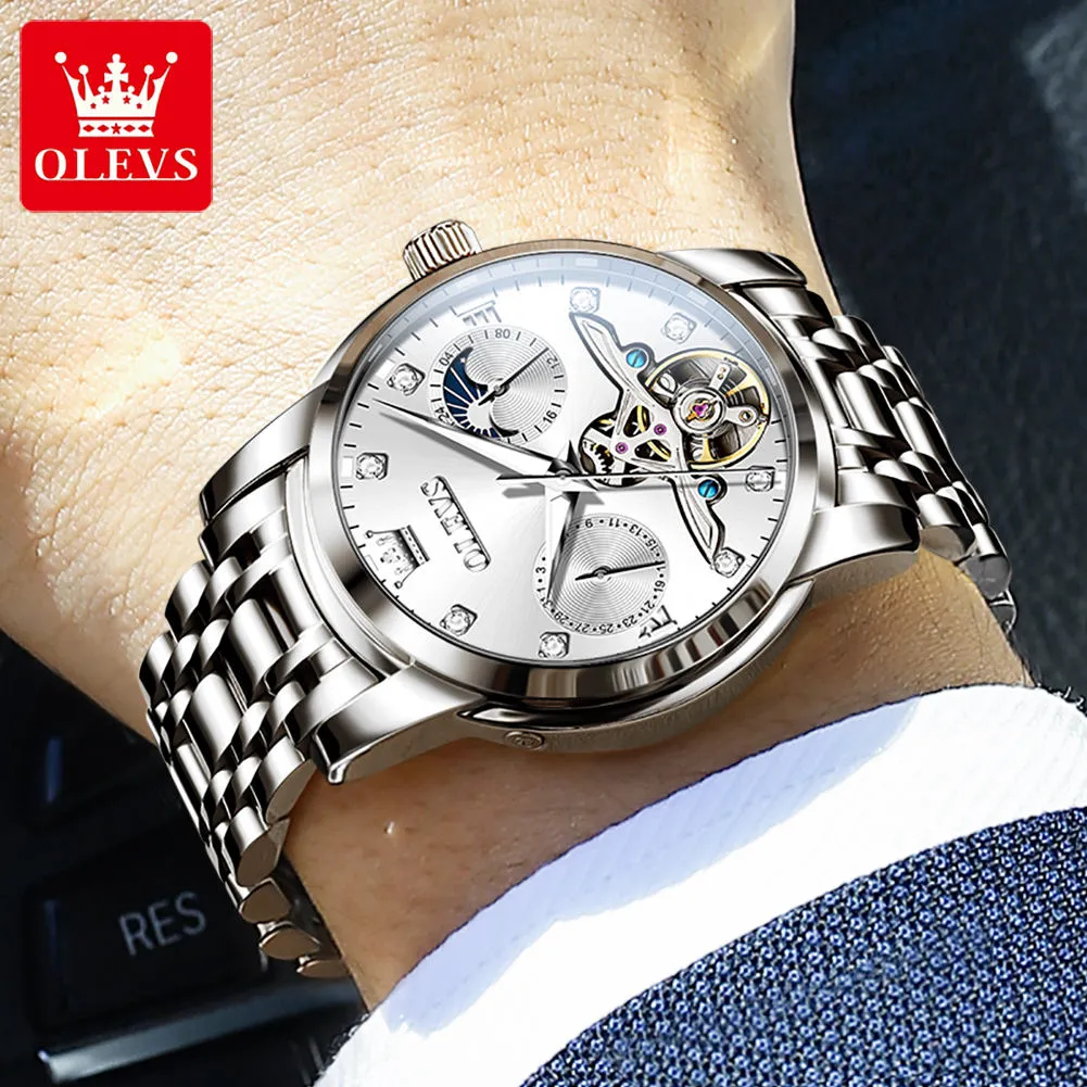 OLEVS Men's Watch 6703 - Image 4