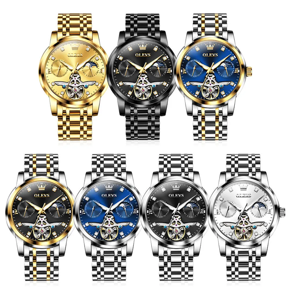 OLEVS Men's Watch 6703 - Image 5