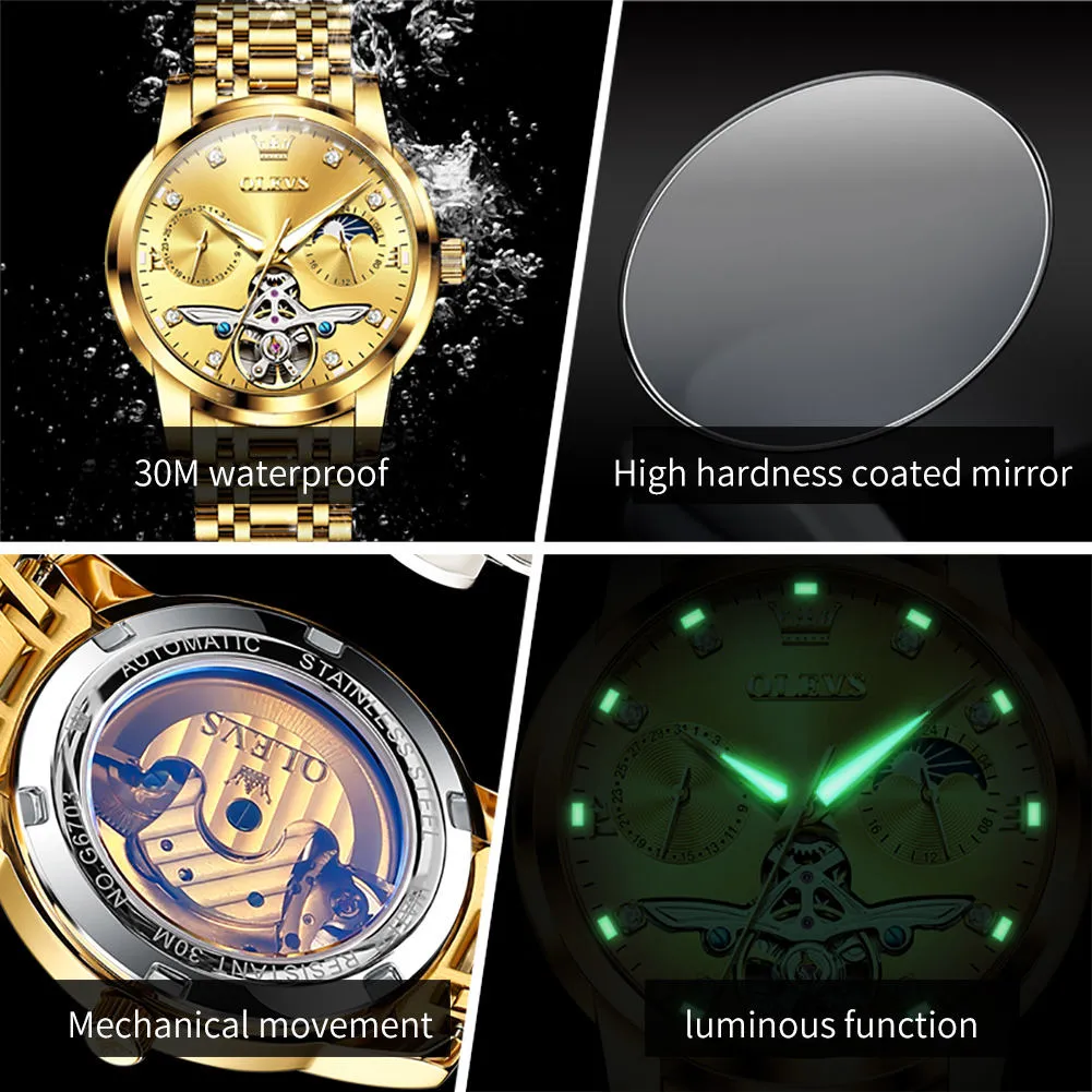 OLEVS Men's Watch 6703 - Image 6