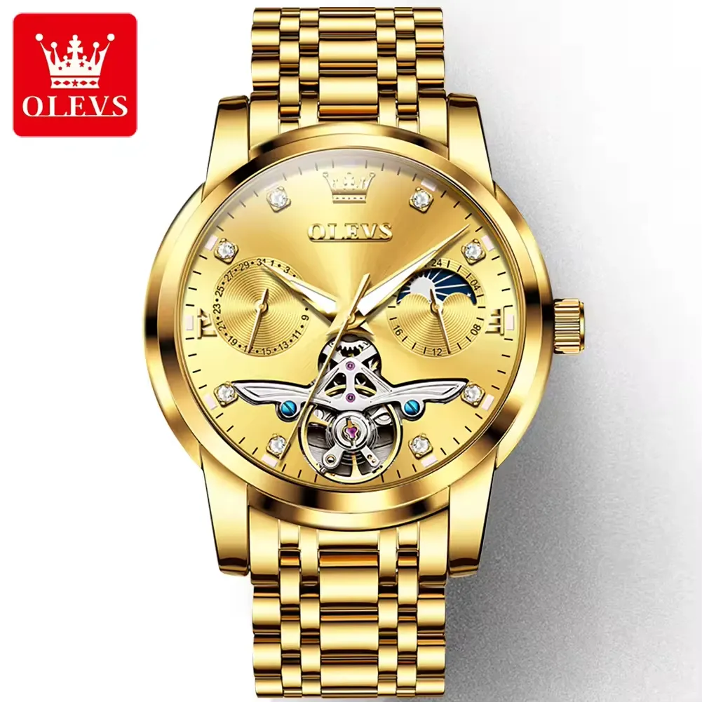 OLEVS Men's Watch 6703 - Image 7