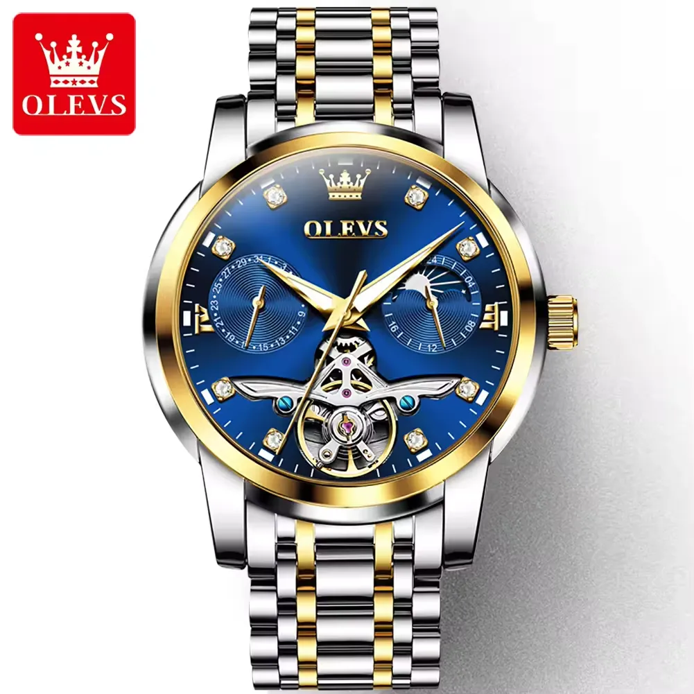 OLEVS Men's Watch 6703 - Image 9